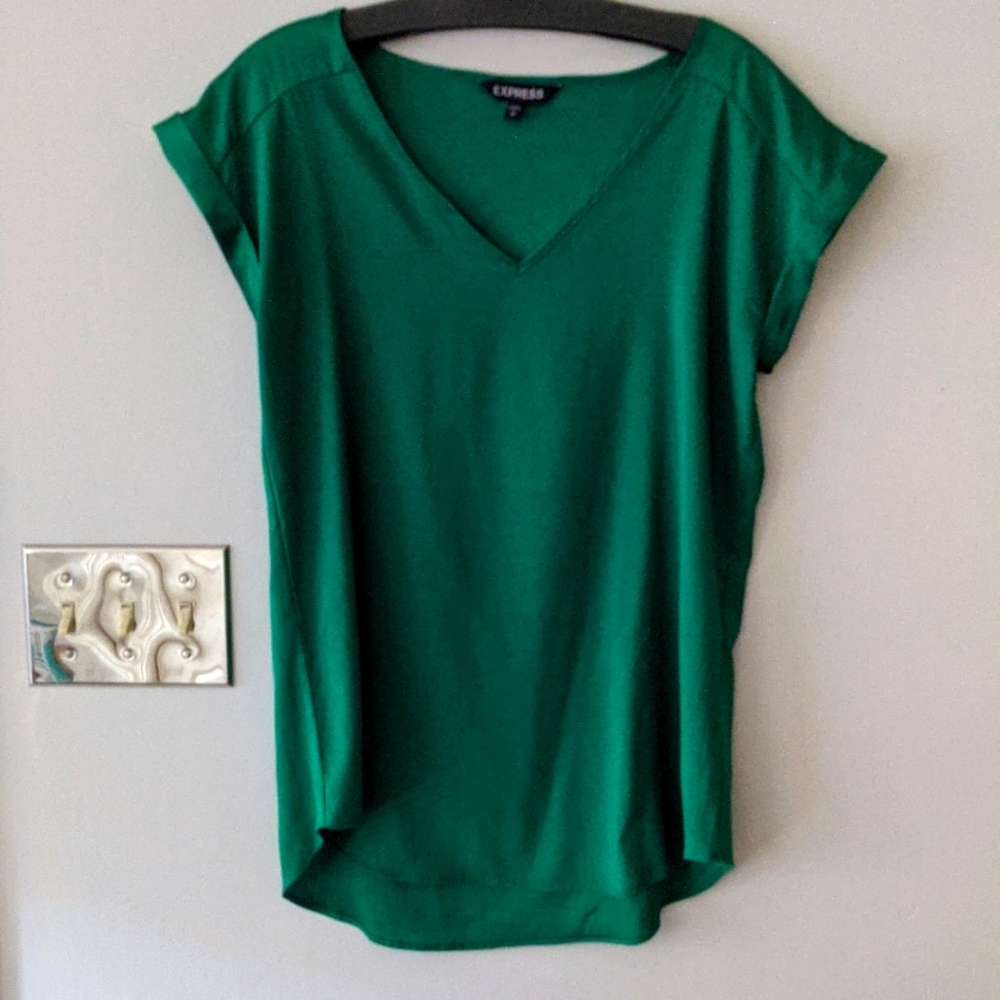 Express green blouse